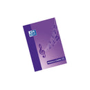 Oxford School Musica & Canto A4 - Libreta Grapada con Tapa Blanda - 24 Paginas 5x5 + 24 Paginas con 11 Pentagramas - Interlineado de 2mm - Ilustracion en la Tapa