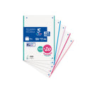 Oxford School Recambio 120 Hojas A4 1 Linea - 4 Taladros - 5 Bandas de Color