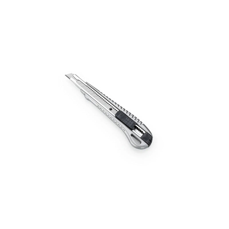 Dahle 10880 Profesional Cuter con Cuchilla de 9mm - Cuerpo Metalico - Mecanismo Automatico de Bloqueo - Guia Metalica