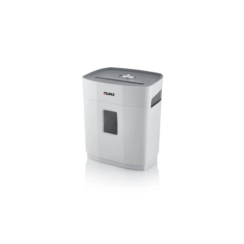 Dahle PaperSAFE 120 Destructora de Papel Manual Corte en Particulas P-4 - Destruye hasta 8 Hojas - Papelera de 12L - Apta para Papel y Tarjetas - Color Gris