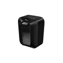 Fellowes LX45 Destructora de Papel Manual Corte en Particulas P-4 - Destruye hasta 8 Hojas - Papelera de 17L - Color Negro