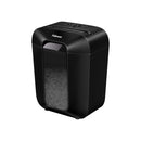 Fellowes LX50 Destructora de Papel Manual Corte en Particulas P-4 - Destruye hasta 9 Hojas a la Vez - Capacidad de la Papelera 17L - Color Negro