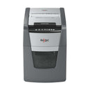 Rexel Optimum AutoFeed 100X Destructora Automatica de Corte en Particulas P-4 - Alimentacion Automatica 100 Hojas y Manual 8 Hojas - Capacidad de la Papelera 34L - Color Gris/Plata
