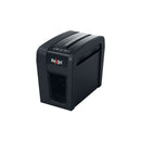 Rexel Secure X6-SL Whisper-Shred Destructora de Papel Manual Corte en Particulas P-4 - Destruye hasta 6 Hojas - Tecnologia de Bajo Ruido Whisper-Shred - Papelera de 10L - Color Negro