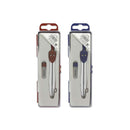 Bismark Basic Compas Escolar Metalico - Incluye Tubo de Minas - Presentado en Estuche de Plastico - Colores Surtidos Aleatorios