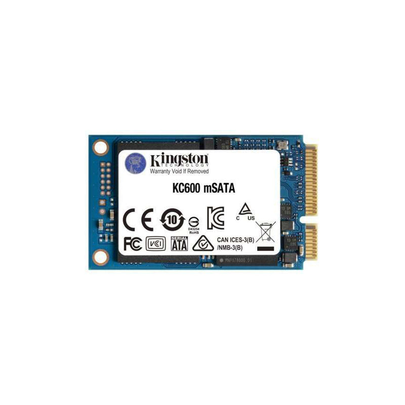 Kingston KC600 Disco Duro Solido SSD 512GB SATA3 mSATA 3D TLC NAND