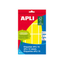Apli Etiquetas 10 Amarillas 25 x 40mm 8 Hojas