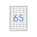 Apli Etiquetas Blancas Permanentes 38.0 x 21.2mm 500 Hojas