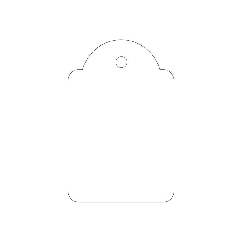 Apli Etiquetas Colgantes Blancas 28 x 43mm 100 U.