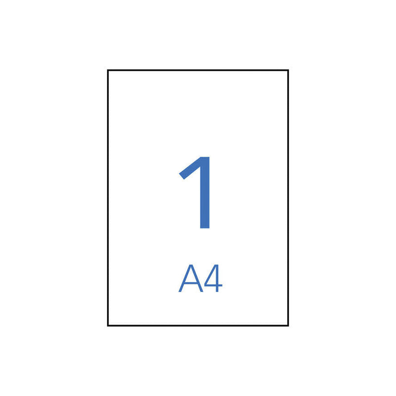 Apli Etiquetas Home Blancas Resistentes Intemperie 210 x 297mm 10 Hojas