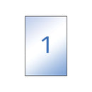 Apli Etiquetas Translucidas Resistentes Intemperie 210.0 x 297.0mm 100 Hojas
