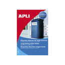 Apli Pack de 960 Etiquetas Blancas Resistentes Intemperie - Tamaño 45.7x21.2mm - 20 Hojas x 48 Etiquetas