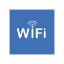Apli Pegatina en PVC de Señalizacion Zona WiFi 114x114mm - Adhesivo Permanente