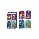 Bismark Pack de 24 Etiquetas Colgantes para Regalos - 4 Diseños Navideños - Incluyen Cordon