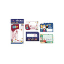 Bismark Pack de 4 Etiquetas Grandes Adhesivas para Regalos - Tematica Reyes Magos - Diseños Surtidos - Espacio para Escribir