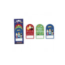Bismark Pack de 6 Etiquetas Adhesivas Navideñas para Regalos - 3 Diseños de Reyes Magos - Espacio para Escribir
