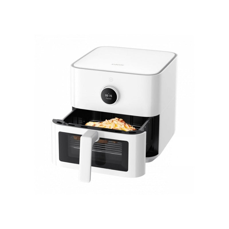 Xiaomi Smart Air Fryer Freidora sin Aceite 5.5L 1600W - Ajuste de Temperatura - 12 Recetas Incorporadas - Control por Voz - Color Blanco