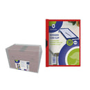 Bismark Dossier para 30 Hojas A4 con Clip Metalico Lateral - Polipropileno Transparente - Color Rojo