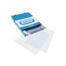 Elba Pack de 100 Fundas Multitaladro PP 70 Micras - Tamaño Folio - Acabado Cristal - Transparente
