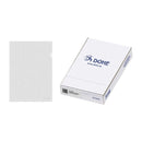 Dohe Caja de 100 Dossiers Uñero Basic 100 Micras - Tamaño A4 - Transparente