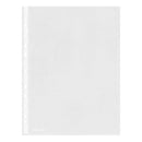 Esselte Eco Pack de 100 Fundas Multitaladro Portadocumentos A4 - Lamina de PP Reciclable Transparente de 0,05mm - Acabado Piel de Naranja - 11 Taladros