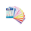 Oxford Strongline A4 Separadores - 10 Posiciones - Colores Diferentes - 4 Taladros - Plastico Opaco - 500 Micras