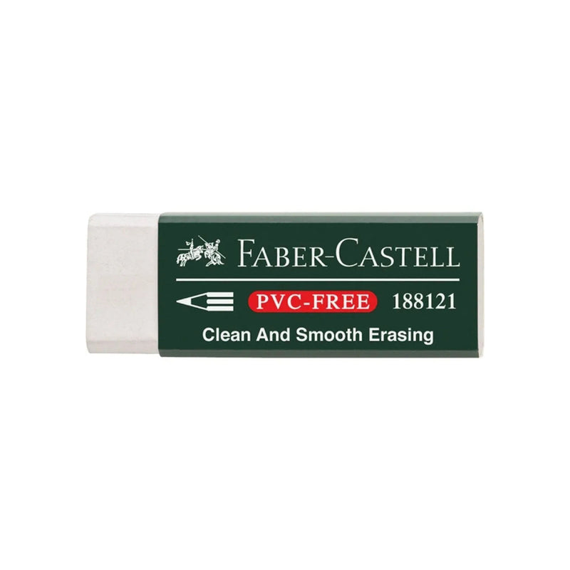 Faber-Castell 7081 N Goma de Borrar de Plastico sin PVC - Borrado Limpio y Facil