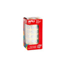 Apli Gomets Redondos Holograficos - Tamaño Ø 15mm - Adhesivo Permanente - 59 Hojas Pretroqueladas - Desarrolla la Psicomotricidad Fina y Trabaja Varias Capacidades y Habilidades