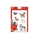 Apli Gomets Tematicos Animales xL - 28 Gomets en 2 Hojas A4 - Desarrollados con Educadores - Adhesivo Removible - Tamaño xL sin Borde - Adhesivo Base Agua - Libre de Disolventes - Coloridos