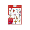 Apli Bolsa de Gomets Tematicos el Circo - 168 Gomets en 12 Hojas - Adhesivo Removible - Ideal para Escuelas - Adhesivo Base Agua - Libre de Disolventes - Divertidas Ilustraciones - Colorido Circo
