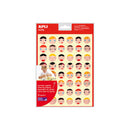 Apli Gomets Formato A4 con Formas y Colores Surtidos - Triangulos (20x20x20mm), Redondas (Ø20mm) y Cuadrados (20x20mm) - 1920 Gomets por Bolsa - Adhesivo Permanente - Desarrollo de Habilidades y Capacidades (5 unidades)