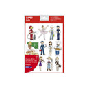 Apli Bolsa de Gomets Tematicos las Profesiones - 36 Gomets en 3 Hojas - Ilustraciones Educativas - Adhesivo Removible - Adhesivo Base Agua - Libre de Disolventes - Color Variado