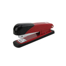 Dohe Grapadora de Sobremesa Metalica - Hasta 20 Hojas - Capacidad 100 Grapas - Color Negro/Rojo