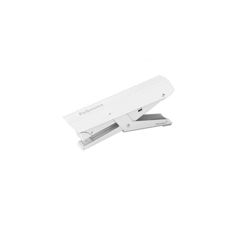 Fellowes LX890 Grapadora de Tenaza con Proteccion Microban - Admite Grapas de 24/6, 26/6 y 24/8, 26/8 - Color Blanco