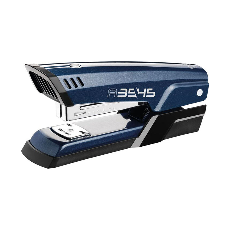 Maped Half Strip A-3545 Grapadora Metalica de Sobremesa - Hasta 25 Hojas a la Vez - Admite Grapas 24/6 y 26/6 - Grapado Abierto y Cerrado - Color Azul