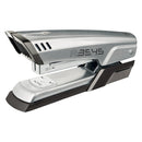 Maped Half Strip A-3545 Grapadora Metalica de Sobremesa - Hasta 25 Hojas a la Vez - Admite Grapas 24/6 y 26/6 - Grapado Abierto y Cerrado - Color Gris Metalizado