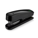 Novus B4 re+new Grapadora de Sobremesa - Fabricada con Plastico Reciclado - Hasta 40 Hojas - Grapado Abierto, Cerrado y Clavado - Incluye 200 Grapas - Color Negro