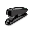 Novus B 4FC re+new Grapadora de Sobremesa - Fabricada con Plastico Reciclado - Hasta 50 Hojas - Grapado Plano Abierto, Cerrado y Clavado - Incluye 200 Grapas - Color Negro