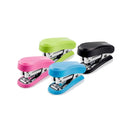 Novus Pack de 12 Mini Grapadoras Compactas - Hasta 12 Hojas - Grapado Cerrado y Abierto - Cada Grapadora Incluye 320 Grapas - Colores Surtidos