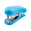 Novus Mini Grapadora Compacta - Hasta 12 Hojas - Grapado Cerrado y Abierto - Incluye 320 Grapas - Color Azul