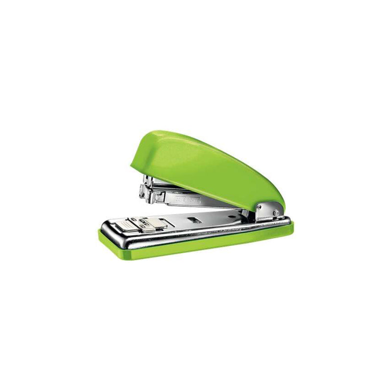 Petrus 226 WOW Grapadora Metalica + Caja de 200 Grapas - Hasta 30 Hojas - Grapado Cerrado, Abierto y Clavado - Color Verde Metalizado
