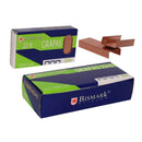 Bismark Caja de 1000 Grapas de Alambre de Alta Calidad Modelo 22/6 - Cobreadas