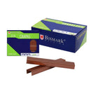 Bismark Caja de 10000 Grapas Cobreadas de Alambre de Alta Calidad - Color Cobre