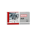 Novus 24/6 Din Caja de 1000 Grapas 24/6 Galvanizadas