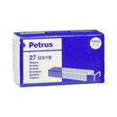 Petrus Caja de 1000 Grapas 23/13 Cobreadas - Hasta 100 Hojas - Patilla de 13mm