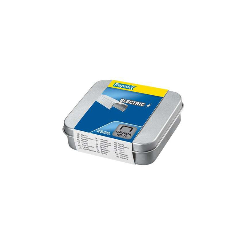 Rapid Optima HD70 Caja de 2500 Grapas HD70 - Hasta 70 Hojas - Acero de Alta Calidad