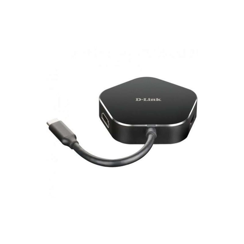 D-Link Hub USB-C a HDMI, USB-C, 2x USB 3.0