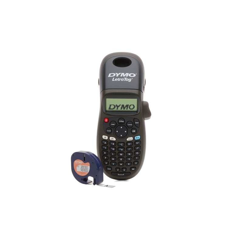 Dymo LetraTag LT100H Impresora de Etiquetas Portatil - Pantalla LCD - Velocidad 6,8 mm/seg - Impresion de 2 Lineas - Memoria para 9 Etiquetas