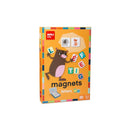 Apli Juego Magnetico Letras - 1 Escenario Imantado 28 x 18 cm - 48 Fichas de Letras, 12 Fichas de Animales - Recomendado para Niños a partir de 4 Años