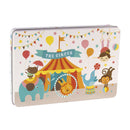 Apli Kids Puzzle Tematica Circo - 24 Piezas de 8x8cm - Diseño Exclusivo de Lily Lane - Facil Manejo para Niños - Carton de 2mm con Acabado Brillante - Caja Metalica Rectangular